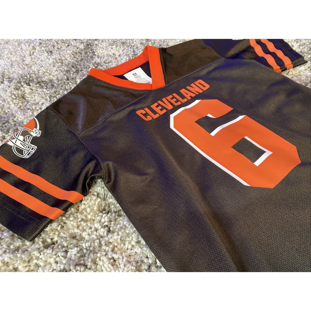 Baker Mayfield Cleveland Browns Jersey Youth Medium 10/12 Brown NFL Team Apparel - Picture 3 of 4